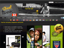 Tablet Screenshot of canada.streettennis.com